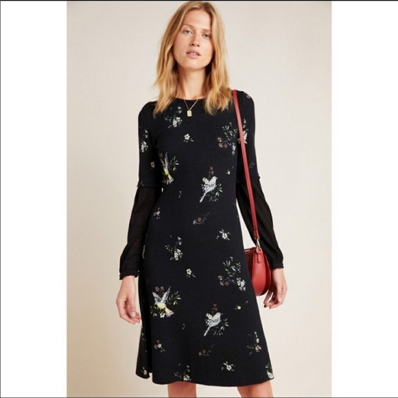 Anthropologie aldomartins bird dress new small - Picture 2 of 10